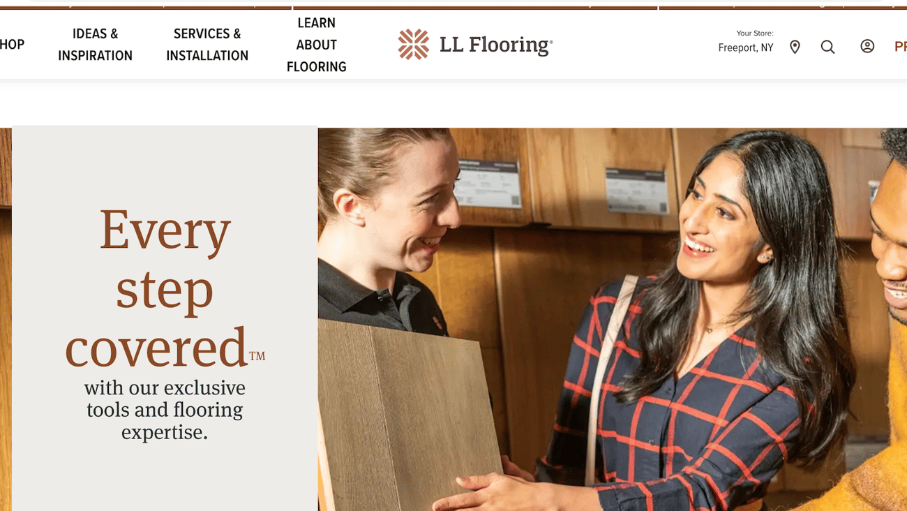 LL Flooring operates more than 440 stores nationwide.