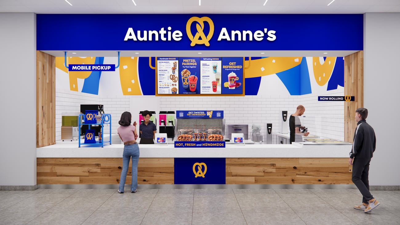 Auntie Anne's new format