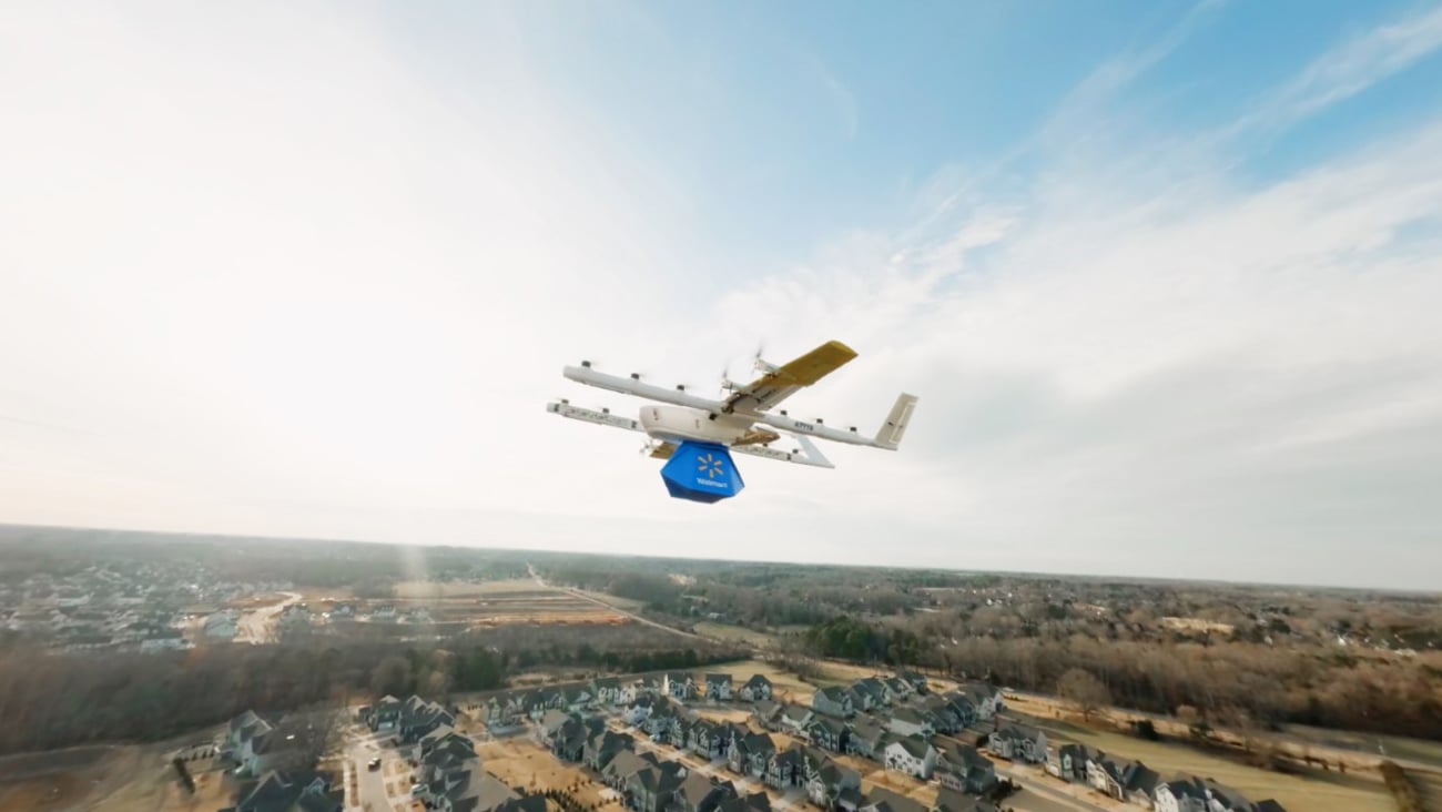 Walmart delivery drone