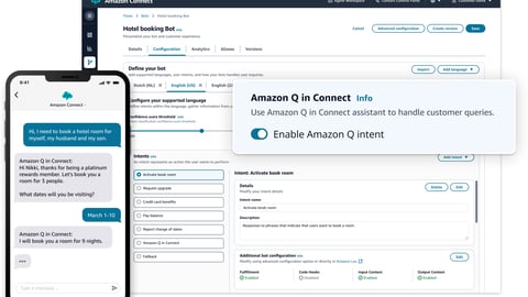 Amazon Q in Connect for customer self-service (Graphic: Amazon)